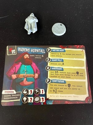 Titan Forge Lobotomy II Manhunt Rubens Horntail - Promo Character Figure & Card