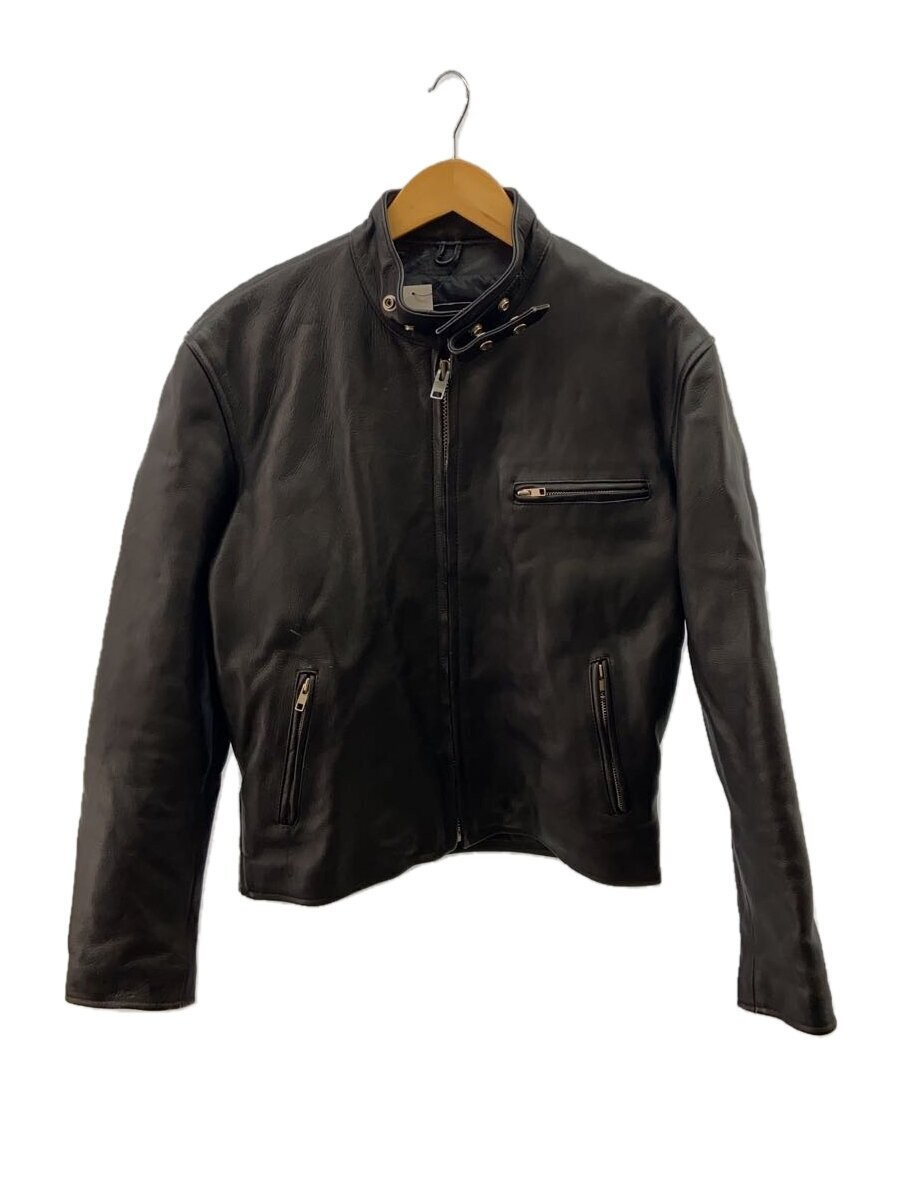 American Nostalgia Single Rider Jacket/-/Leather/Blk 3712