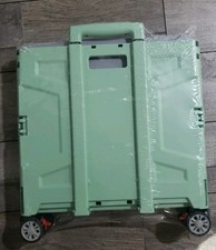 Folding Utility Cart Portable Rolling Crate Handcart with Durable Heavy Duty...