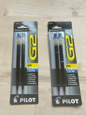 PILOT G2 Premium Gel Refills - Blue - Fine 0.7mm - Qty 2 Packs