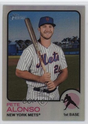 2022 Topps Heritage Chrome Refractor 68/673 Pete Alonso #54 s1i