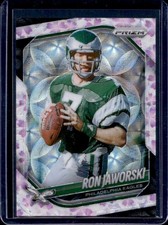 2025 Panini Prizm Ron Jaworski Choice Cherry Blossom #/15 Eagles