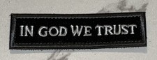 Parche In God We Trust