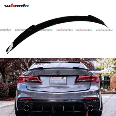 For 2015-2020 Acura TLX V Style Sedan Gloss Black Rear Trunk Lid Spoiler Wing US