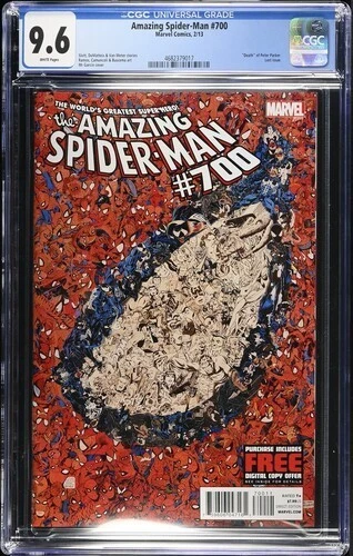 Amazing Spider-Man 700 CGC 9.6 "Death' of Peter Parker. Last Issue 2013