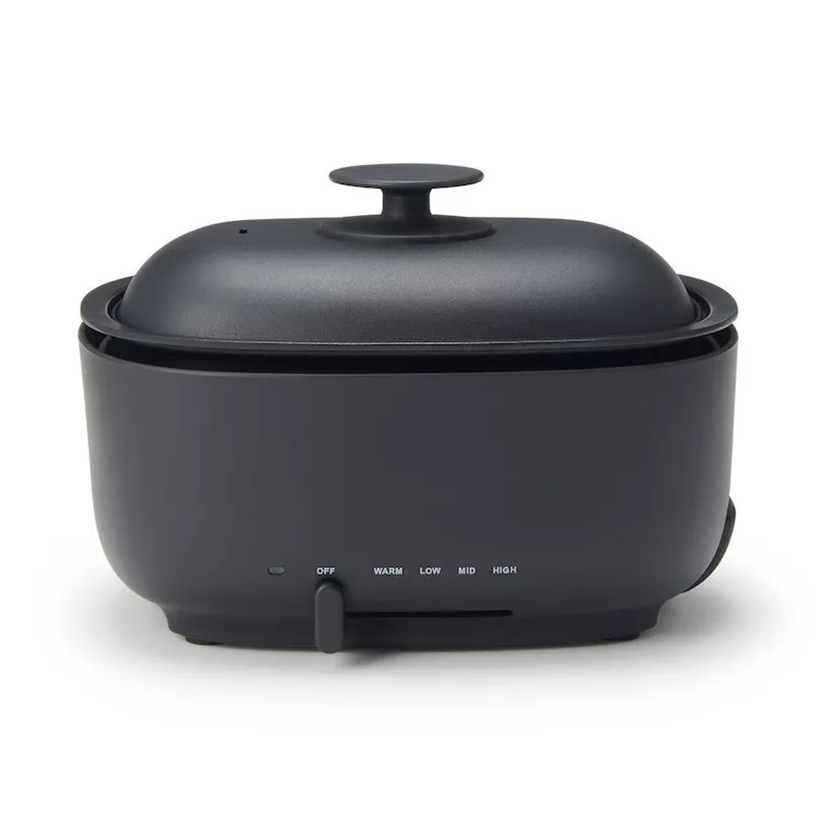 MUJI Deep Grill Pot MJ-HPFK2 Nonstick Cookware Electric Black From JAPAN
