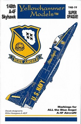 YHD Y48-19 Yellowhammer Models 1:48 Douglas A-4F Skyhawk Blue Angels 1974-86