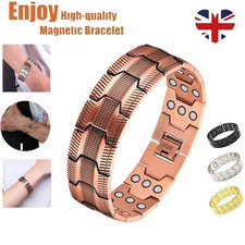 Jecanori 3X Ultra Strength Magnetic Bracelet for Men Copper Bracelet 57 Magnet