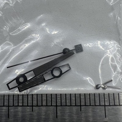 Watch Hands Black Trim Lume für Ronda 5030.D Quartz Watch Movement P1-H5-NO6