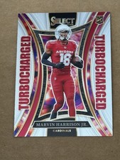 2024 Panini Select Marvin Harrison Jr Turbocharged Insert Rookie Card 2 RC