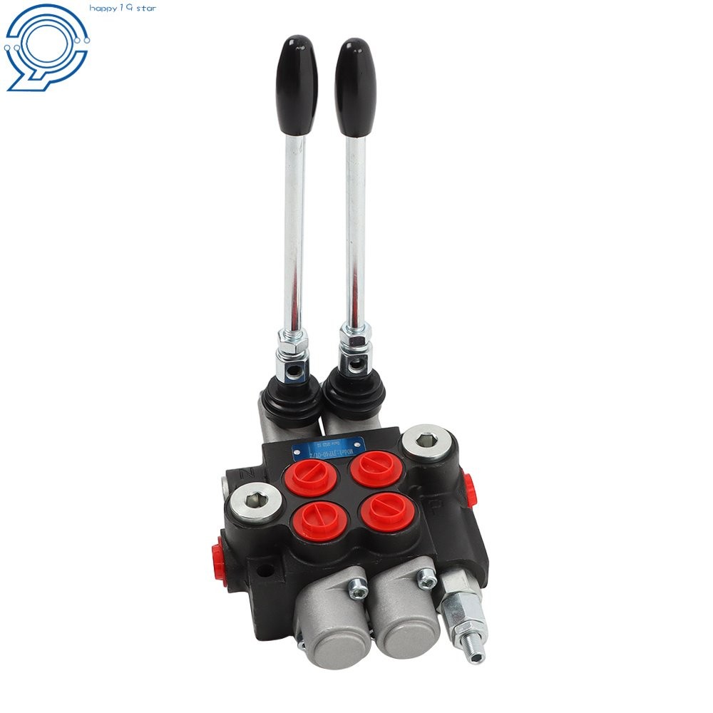 2 Spool 11GPM 3600 PSI Hydraulic Directional Control Valve Double Acting (BSPP)