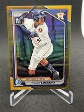 2024 Bowman Chrome - Bowman 1st Gold Refractor #BCP-208 Waner Luciano /50
