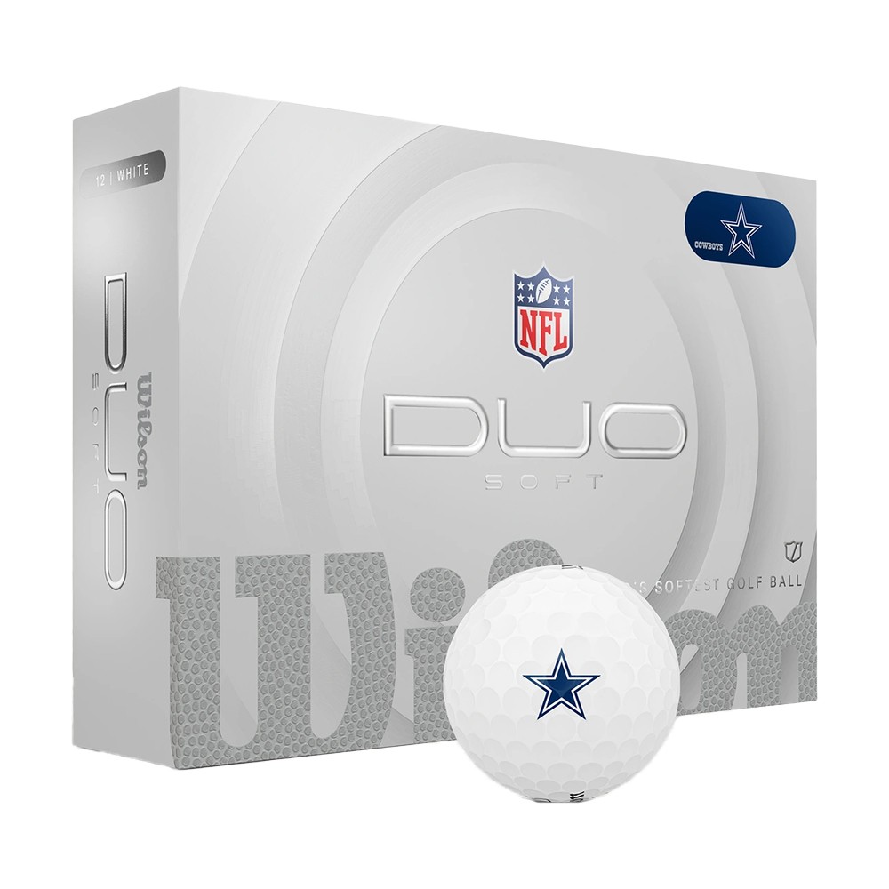 NEW Wilson DUO Soft 2025 NFL Golf Balls - Dallas Cowboys 5190₽