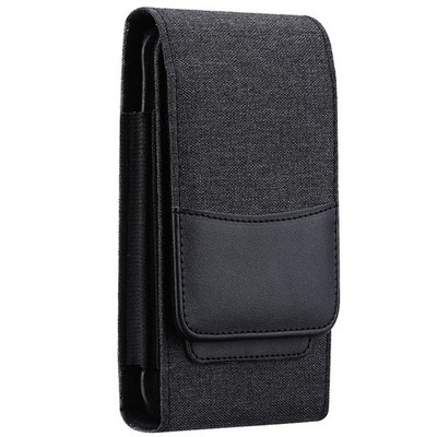 Nylon Pouch For iPhone Air 17 16E 16 15 14 13 12 Pro Max Case Belt Clip Holster
