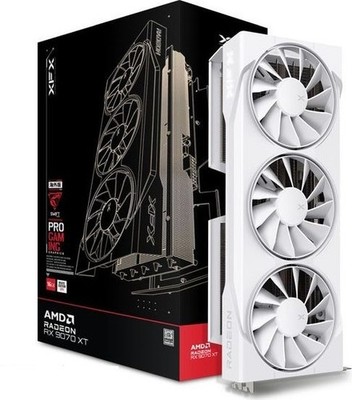 Grafikkarte XFX Radeon RX 9070XT SWIFT Gaming 16GB White - 16GB GDDR6, 1x HDMI, 