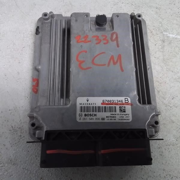 2017 MASERATI QUATTROPO 3.0L Engine Computer ECU ECM OEM Part Number 670031346