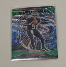 2024 Panini Prizm - Fireworks Michael Penix Jr. #16 Green Wave Prizm (RC)