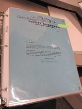 OVALTINE 1940s Captain Midnight radio show premium letter SHAKE UP MUG (all out)