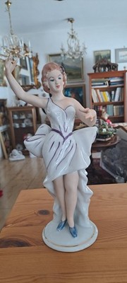 Porzellan Figur Tänzerin''Arpo Romania''22cm