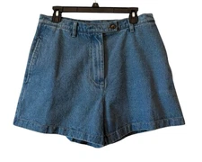 NWT Tuckernuck Pomander Place Denim Kacey Shorts Size 8 High Waist 4" Inseam