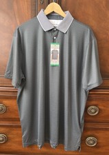 NEW Hickey Freeman Golf Polo Men  s Size XL Performance UPF 50 4-Way Stretch NWT