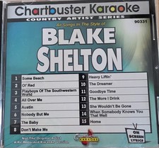 90331 BLAKE SHELTON    CHARTBUSTER KARAOKE CDG LOT MAIL