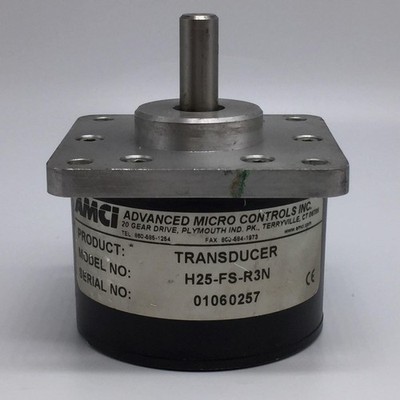 Advanced Micro Controls H25-FS-R3N Transducer 5 Khz, Side Connector 