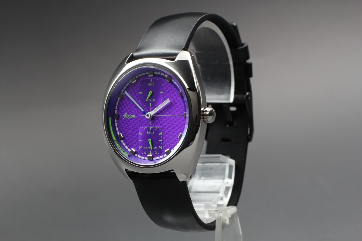2019 RARE Seiko Alba Fusion VD77-KHF0 Small Second Purple Mens