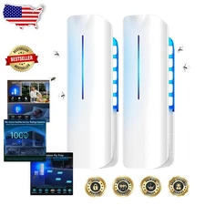Home Insect Trap 2pk | 9W UV Light Moth Catcher | Odorless, Safe for Kids & Pets
