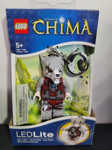 Worriz Wolf Lego Legends Of Chima LED Lite Light Keychain New In Box LEDlite