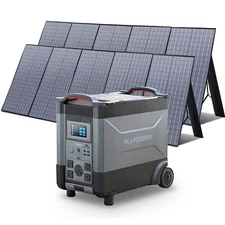 ALLPOWERS 3600W Portable Power Generator Station With 2x Foldable Solar Panels