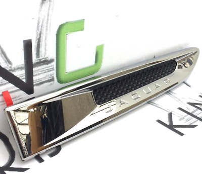 JAGUAR XF XE F-PACE RIGHT SIDE WING FENDER TRIM VENT CHROME GRILL 