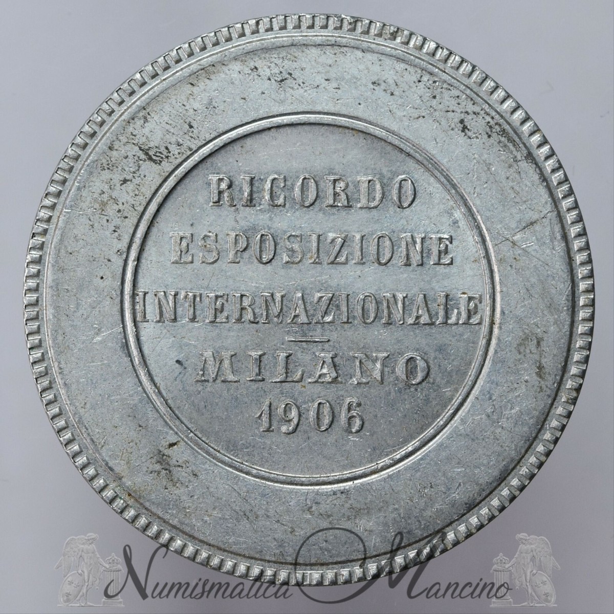 Jeton Souvenir Exposition Internationale Milan 1906 - Italie - Arte Decorativa - Pièce De Collection
