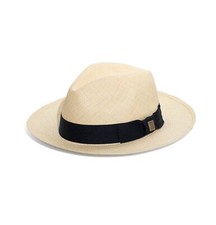 Panama Hat, Bow Band Genuine  Exclusive  Classic Fedora Hat  Made in Ecuador
