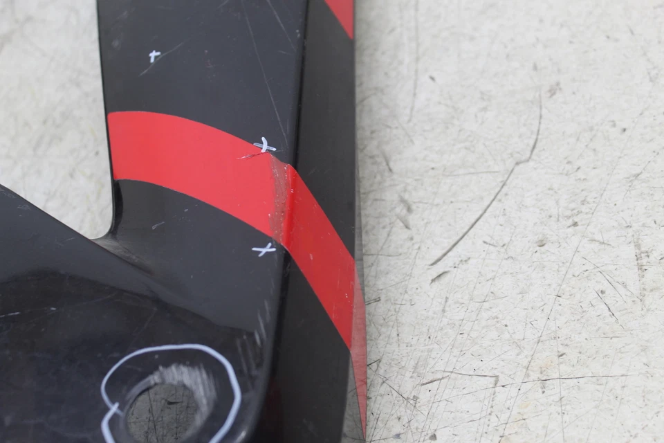 Honda CBR929RR 2000 negro OEM medio izquierdo superior carenado cubierta plástico B30D Foto 3 de 4