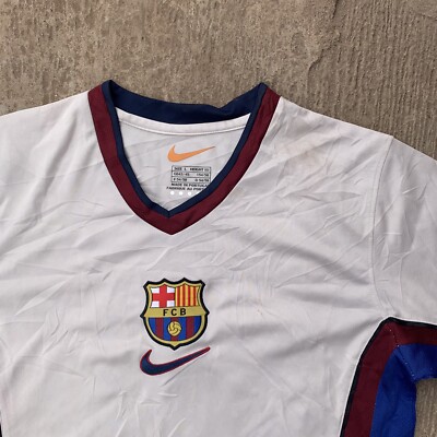 1999-01 FC Barcelona Away Jersey (Retro/Remake) L #11 Rivaldo | eBay