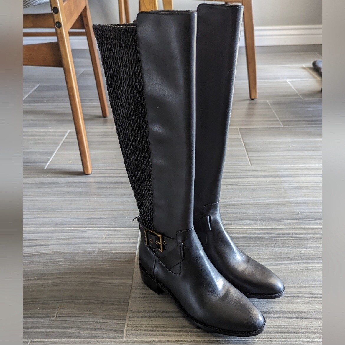 Cole Haan Newburg Newcastle Leather Stretch Waterproof Tall Cole Haan Newburg Newcastle Leather Stretch Waterproof Tall