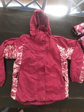 Polar Edge Ski Jacket Coat Insulated Girls Large Radar Pink Waterproof Snowboard