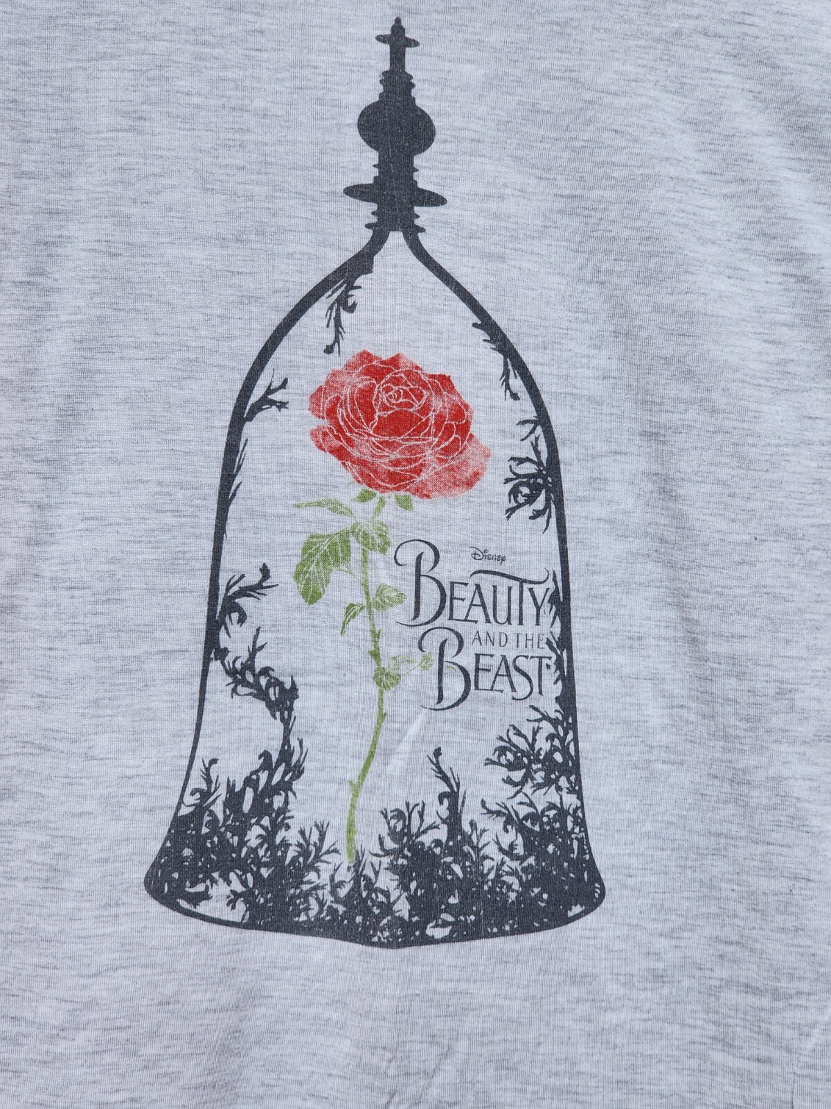 Beauty and the Beast T-Shirt Size M Disney White - image 2