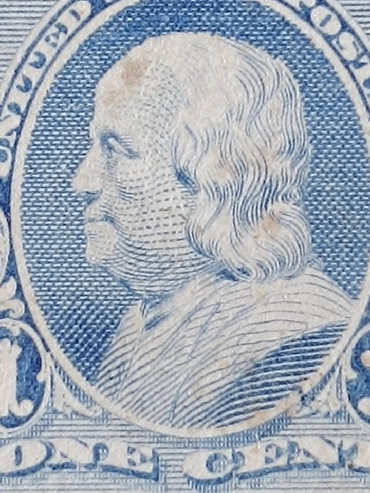 US Stamp, 1c, Trial Color PROOF on Card, VF - Image 3 of 4