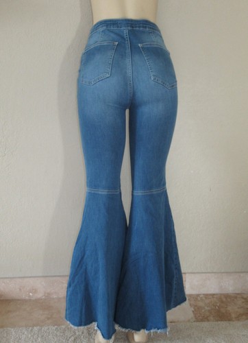 Free People Just Float On Flare Bell Bottom Damenjeans roher Saum Größe 28 x34 - Bild 6 von 12
