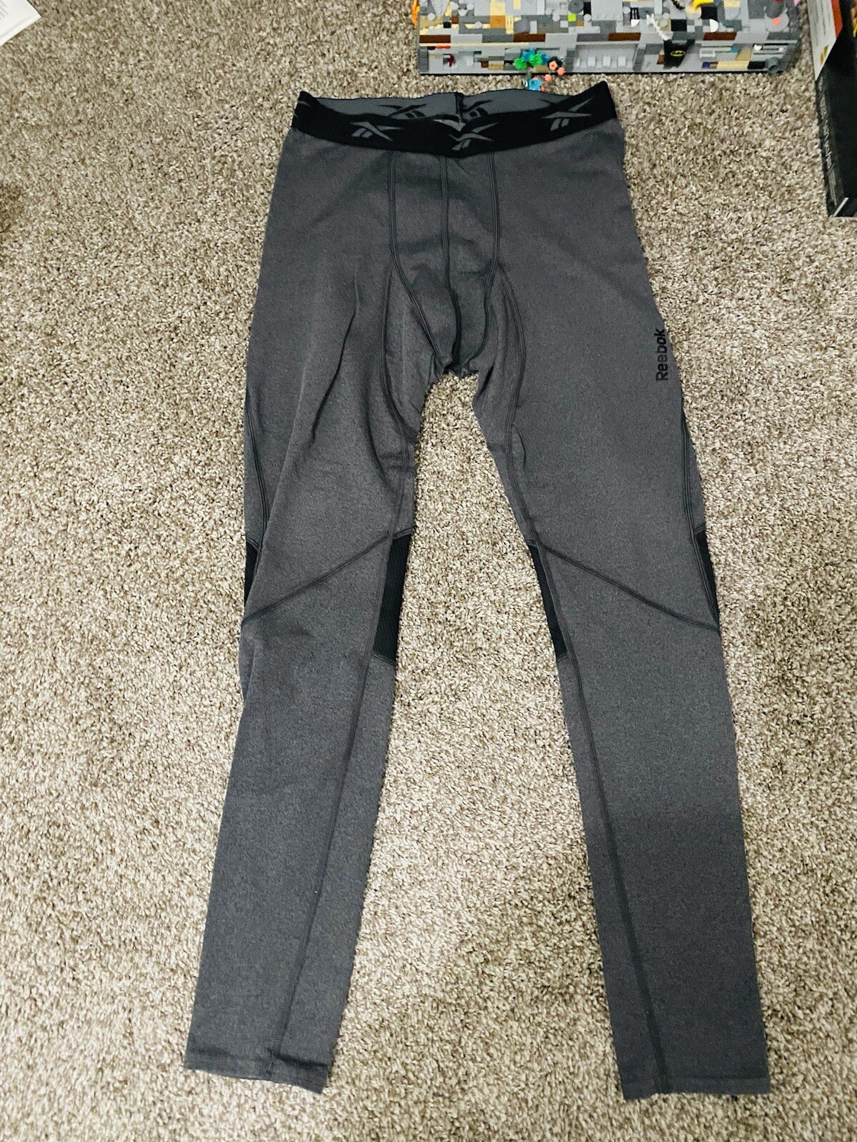 Large Gray Reebok Compression Pants - image 1