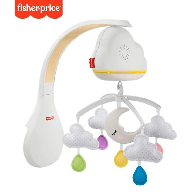 Fisher-Price Sound Machine Calming Clouds Mobile & Soother Crib New Sealed