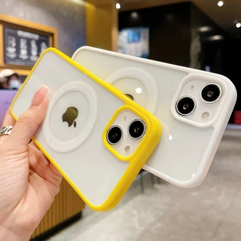 Mag Safe Magnetic Clear Slim Phone Case For iPhone 14 Pro Max 13 12 11 XS XR 8 7 - Image 2 of 4