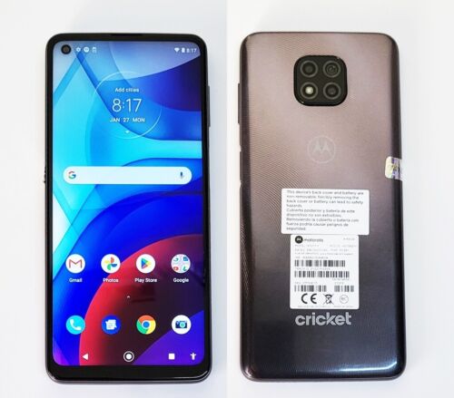 Motorola Moto G Power (2021) 64GB - Gray (Cricket Wireless) Excellent Condition