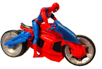 Hasbro 2022 Marvel Spider-Man Web Blast Cycle Action Figure & 6'' Trike Vehicle