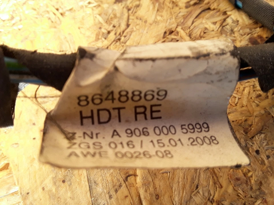 Dodge Sprinter 2500 2007-2012 cableado puerta pasajero delantero derecho OEM Foto 4 de 4