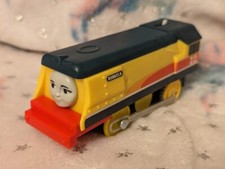 thomas and friends trackmaster Rebecca Rare Train Yellow Green working - 2013