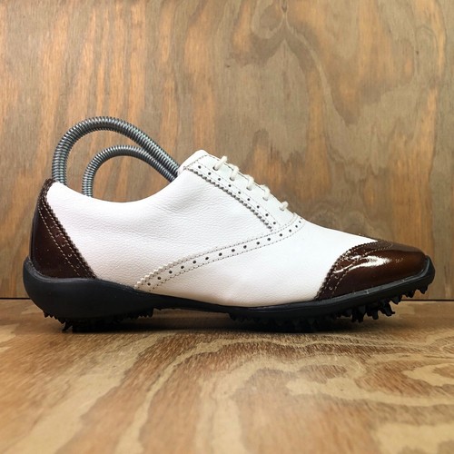 Collection Wingtip Golf Shoes White 