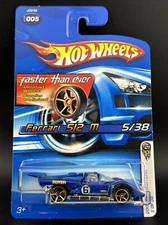Rare 2006 Hot Wheels BLUE FERRARI 512 M Faster Than Ever FTE wheel FREE SHIPPING